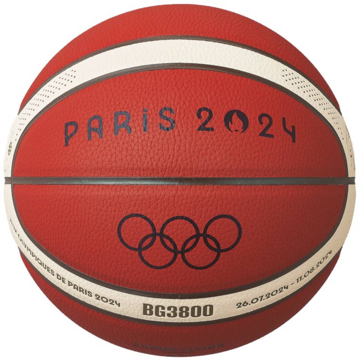 Molten Minge de baschet FIBA Paris 2024 Olympic Games B7G3800-2-S4F