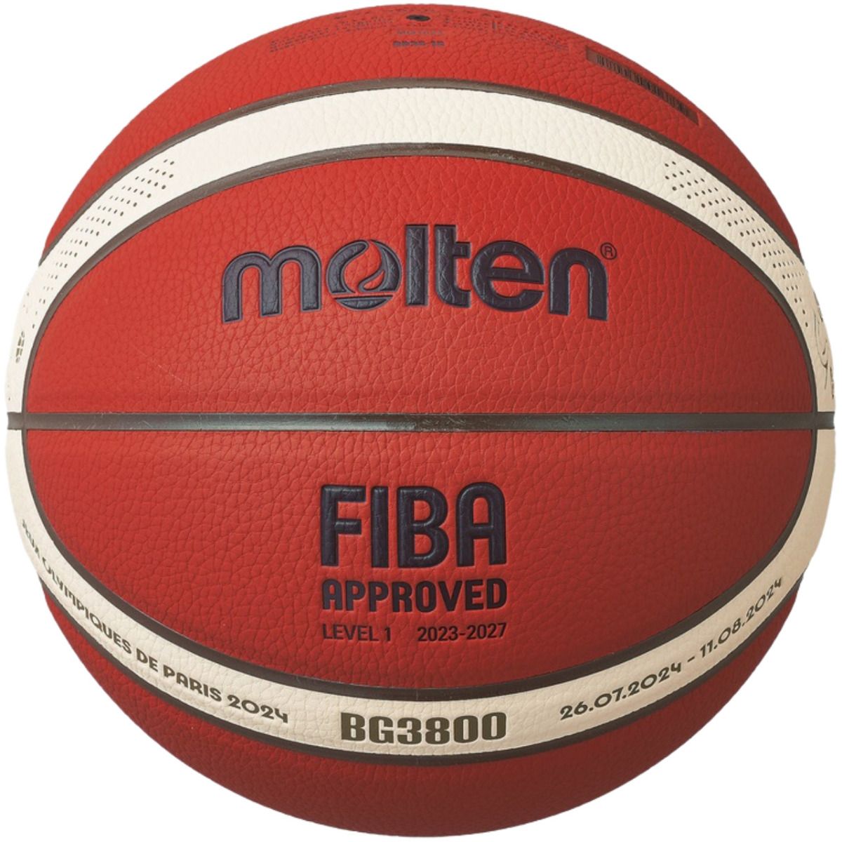 Molten Minge de baschet FIBA Paris 2024 Olympic Games B7G3800-2-S4F