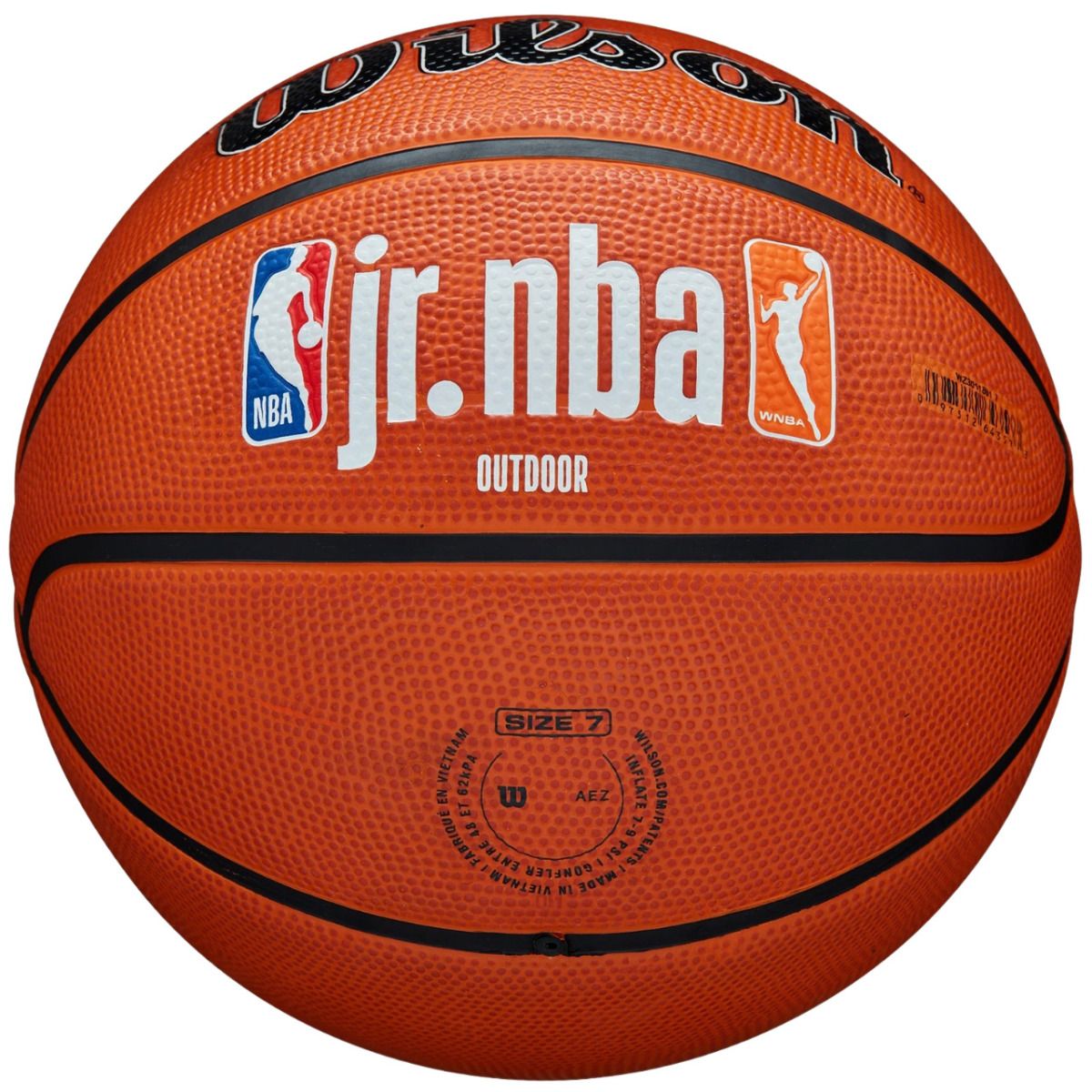 Wilson Minge de baschet JR NBA Logo Auth Outdoor WZ3011801XB7