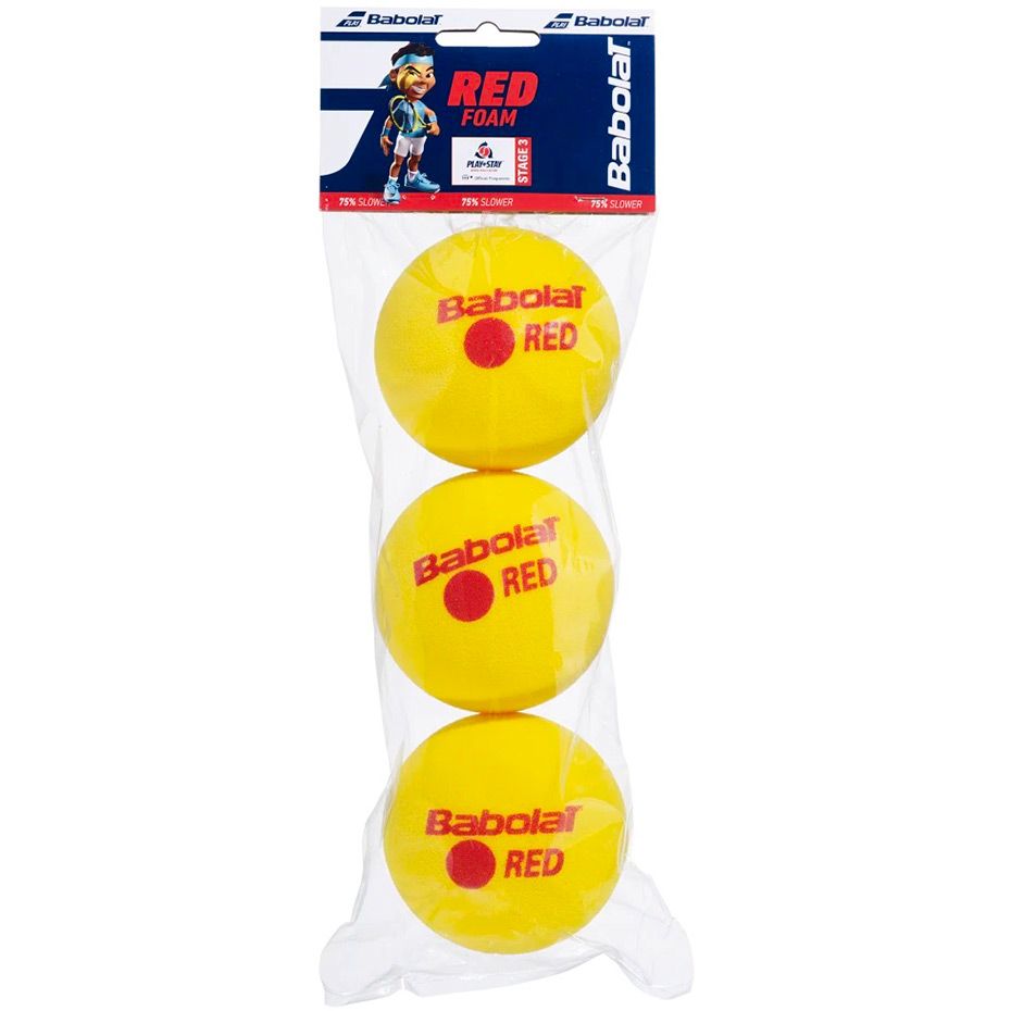 Babolat Mingi de tenis Red Foam 3pcs 116128 Babolat Mingi de tenis Red Foam 3pcs 116128