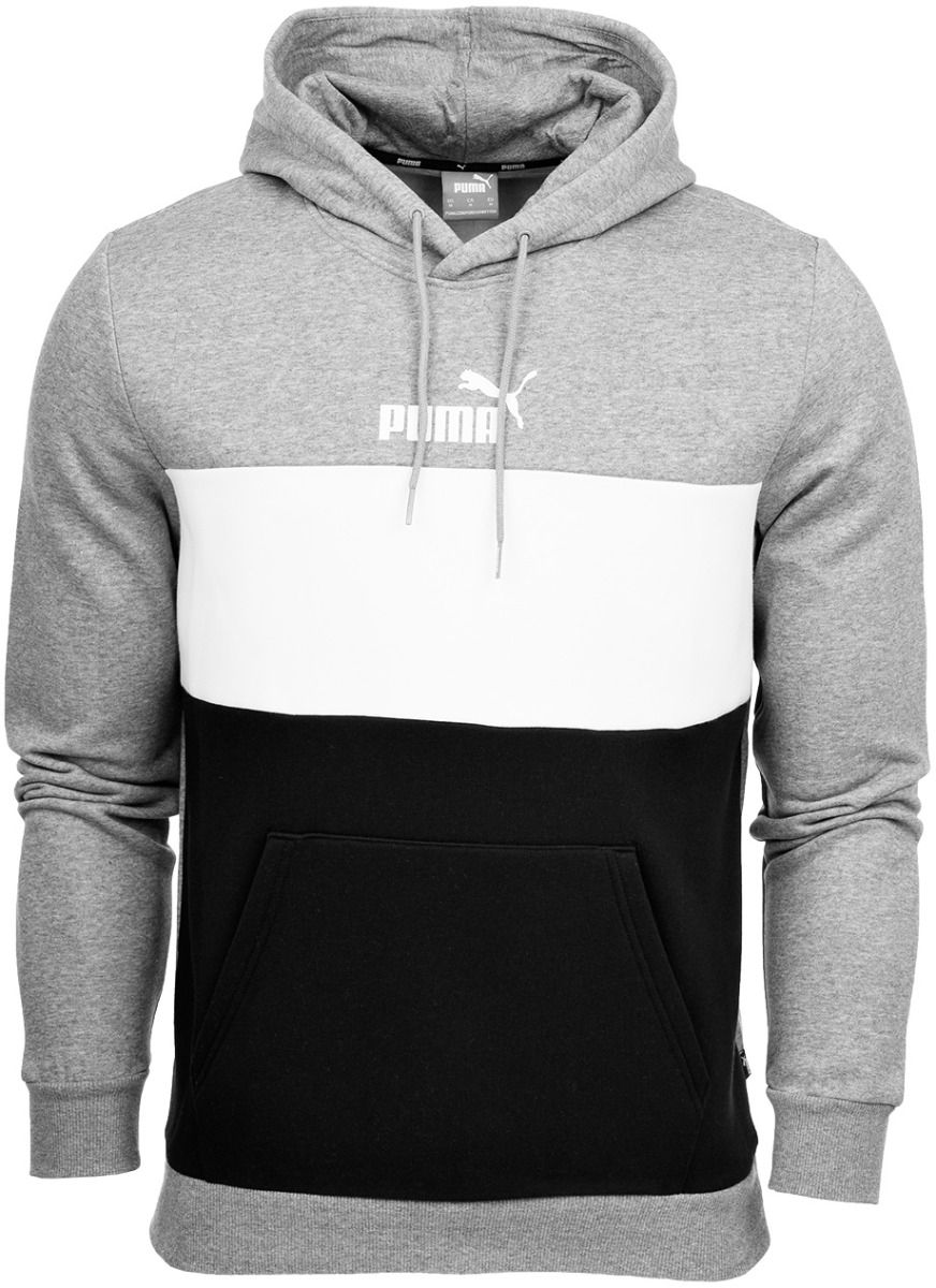 PUMA Bluză Bărbați ESS+ Colorblock Hoodie FL 587917 03 PUMA Bluză Bărbați ESS+ Colorblock Hoodie FL 587917 03