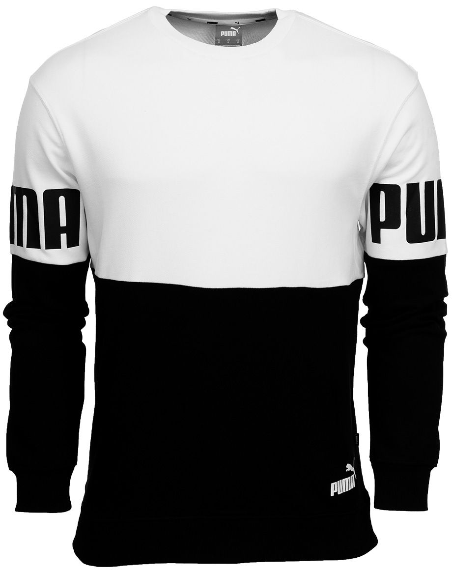 PUMA Bluză Bărbați Power Colorblock Crew 589430 02 PUMA Bluză Bărbați Power Colorblock Crew 589430 02