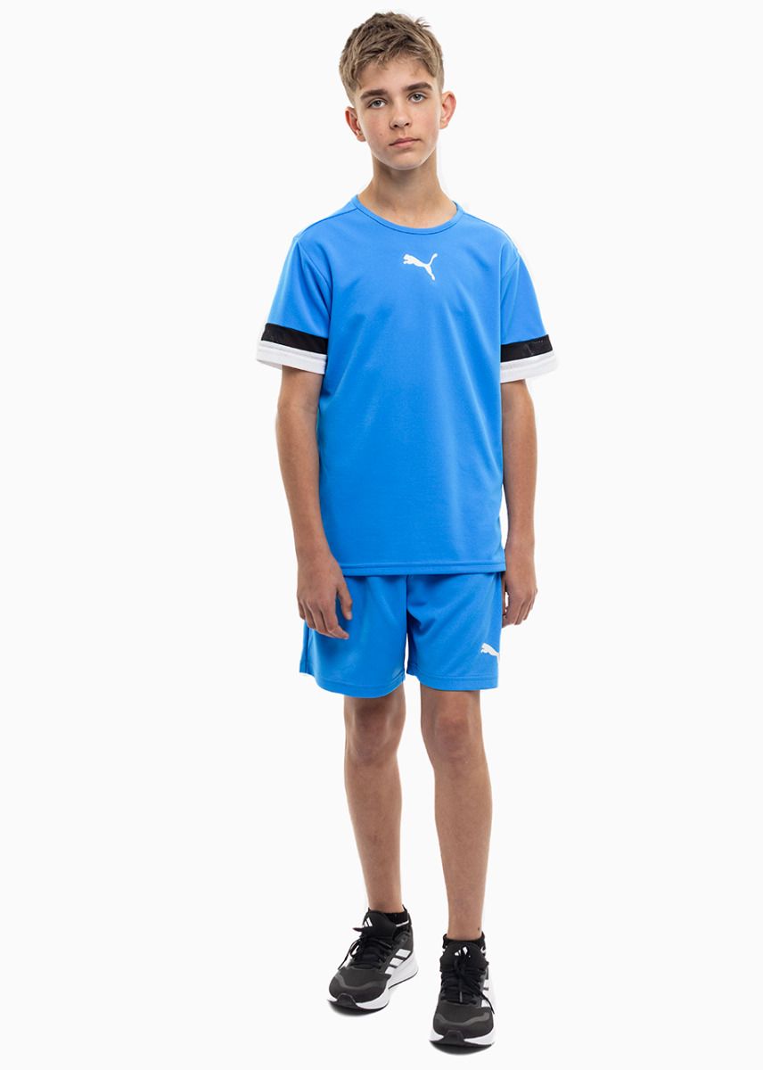 PUMA Set de sport pentru copii Tricou Pantaloni scurți teamRISE Jersey Jr 704938 02/704943 02 PUMA Set de sport pentru copii Tricou Pantaloni scurți teamRISE Jersey Jr 704938 02/704943 02