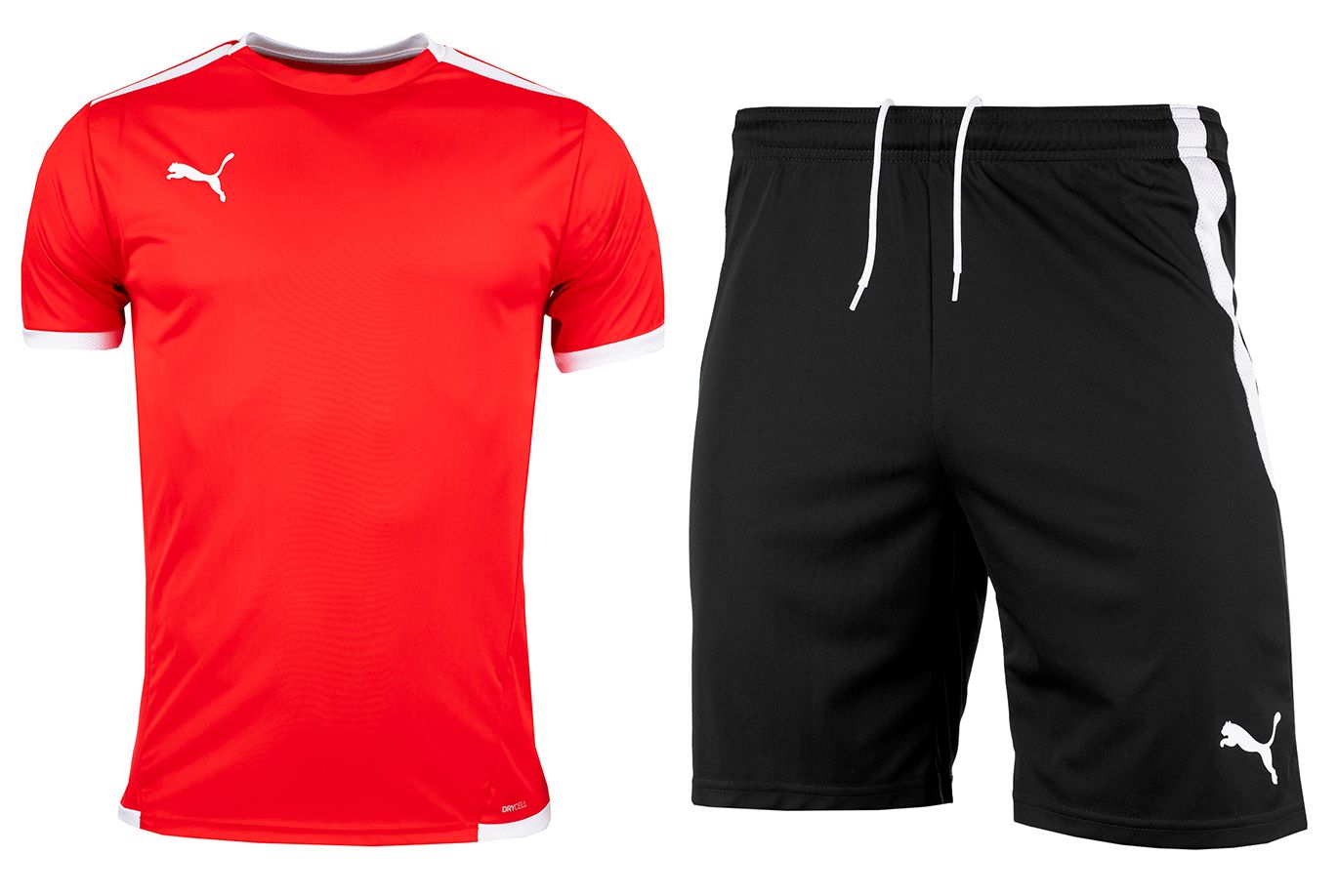 PUMA Set de sport pentru bărbați Tricou Pantaloni scurți teamLIGA Jersey 704917 01/704924 03