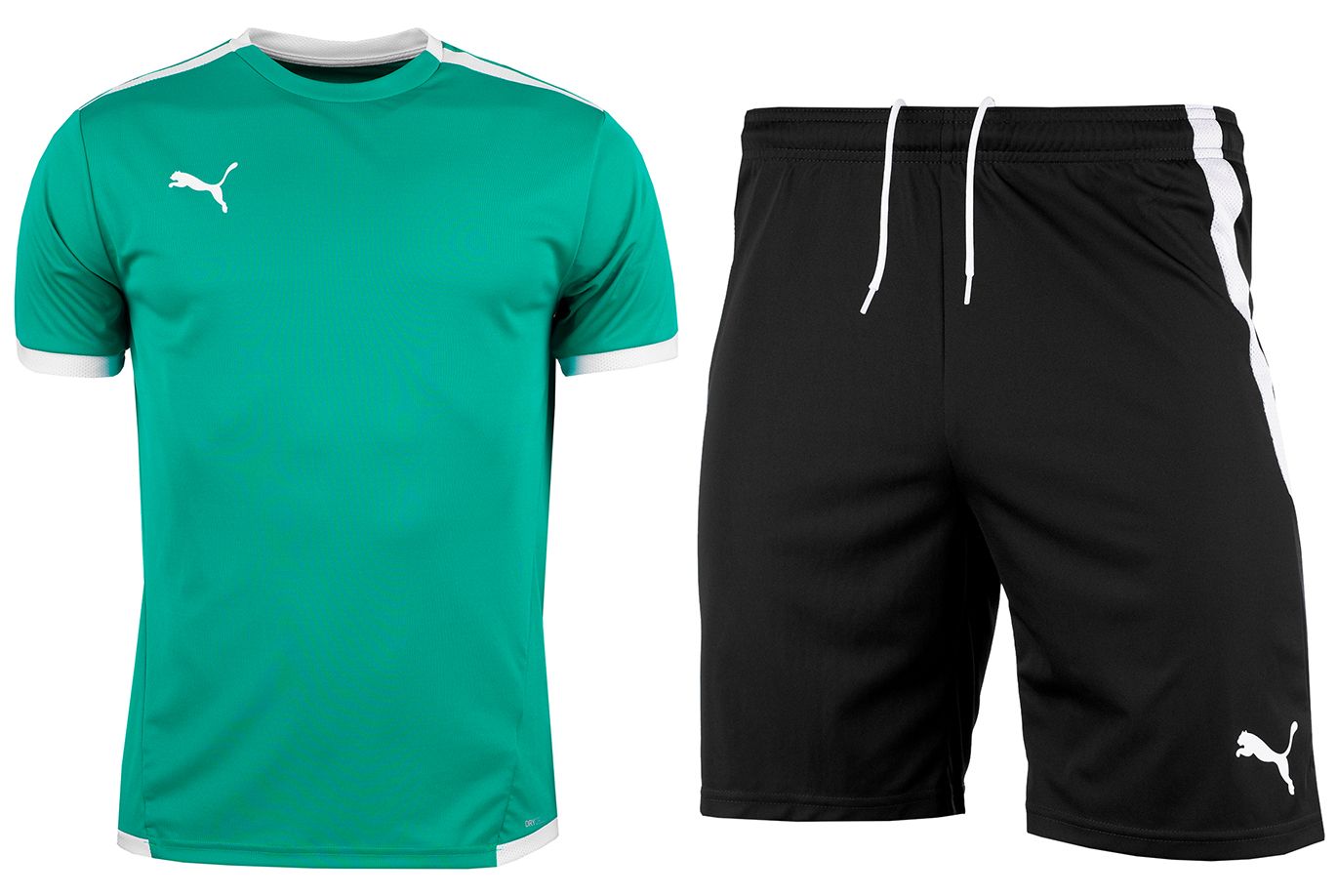 PUMA Set de sport pentru bărbați Tricou Pantaloni scurți teamLIGA Jersey 704917 05/704924 03