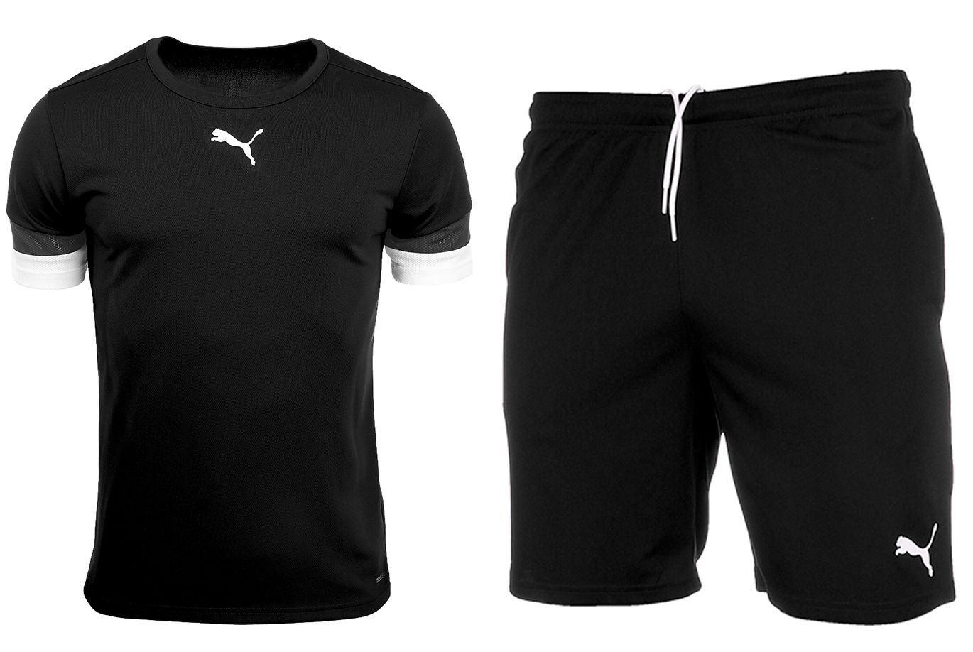 PUMA Set de sport pentru bărbați Tricou Pantaloni scurți teamRISE Jersey 704932 03/704942 04