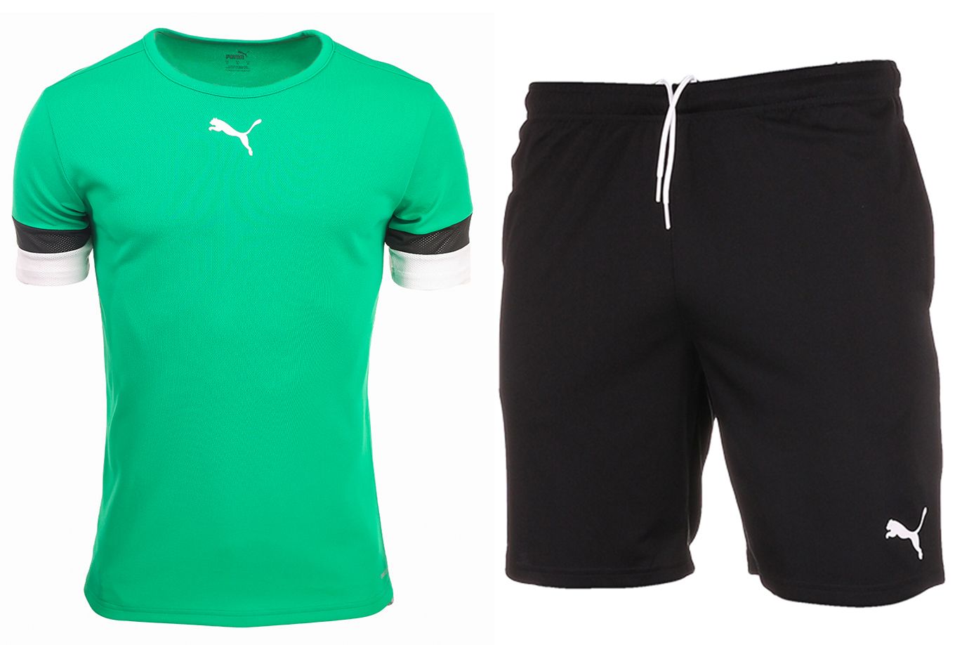 PUMA Set de sport pentru bărbați Tricou Pantaloni scurți teamRISE Jersey 704932 05/704942 04