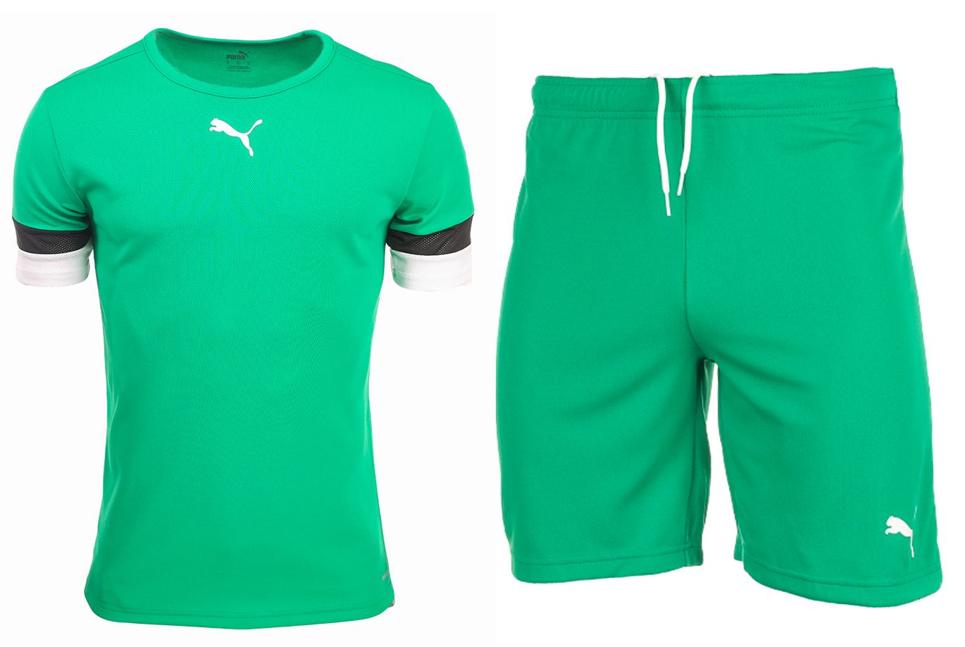 PUMA Set de sport pentru bărbați Tricou Pantaloni scurți teamRISE Jersey 704932 05/704942 05