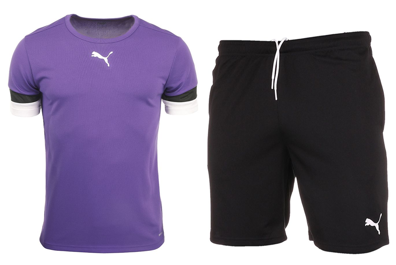 PUMA Set de sport pentru bărbați Tricou Pantaloni scurți teamRISE Jersey 704932 10/704942 04