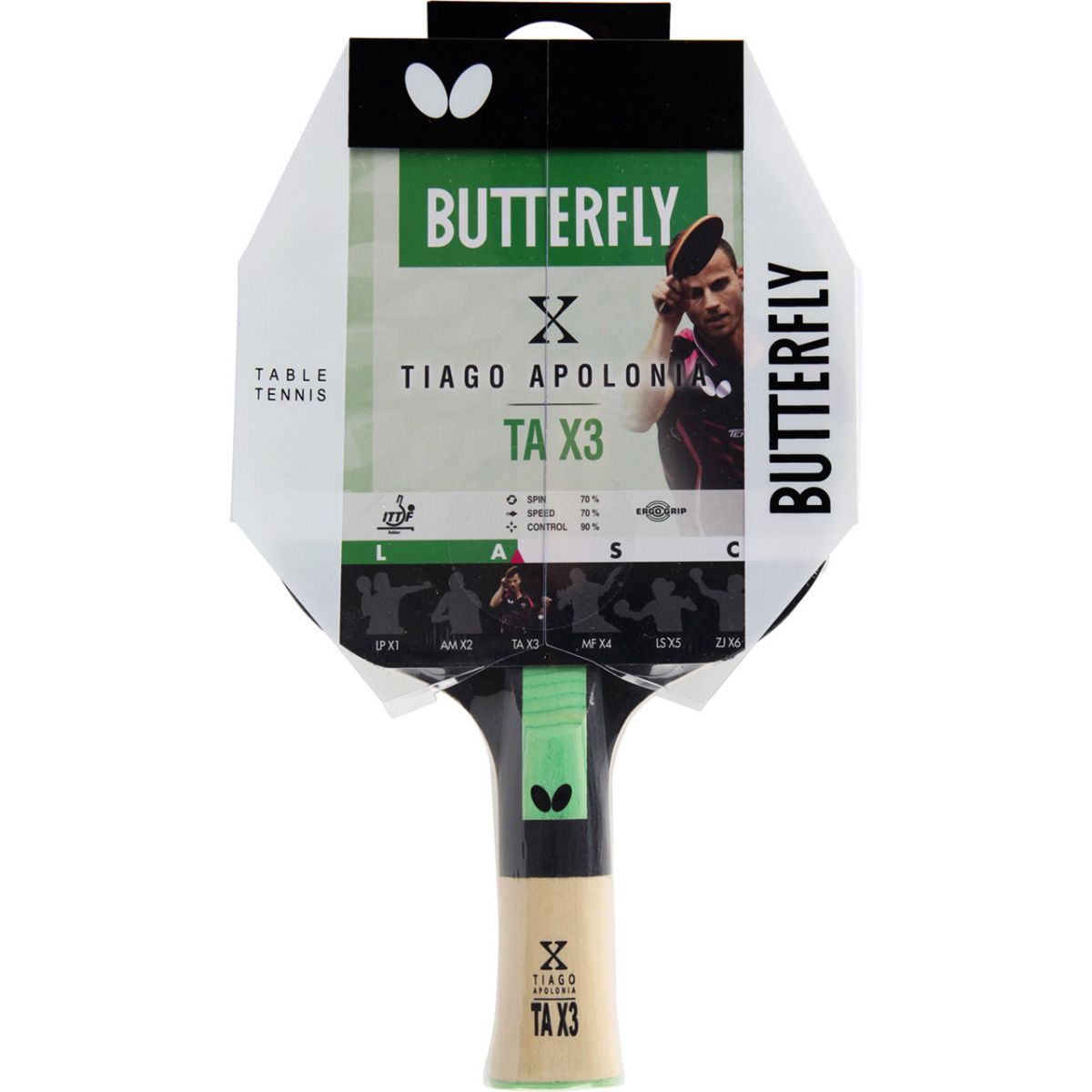 Butterfly Racheta de tenis de masa Tiago Apolonia TAX3