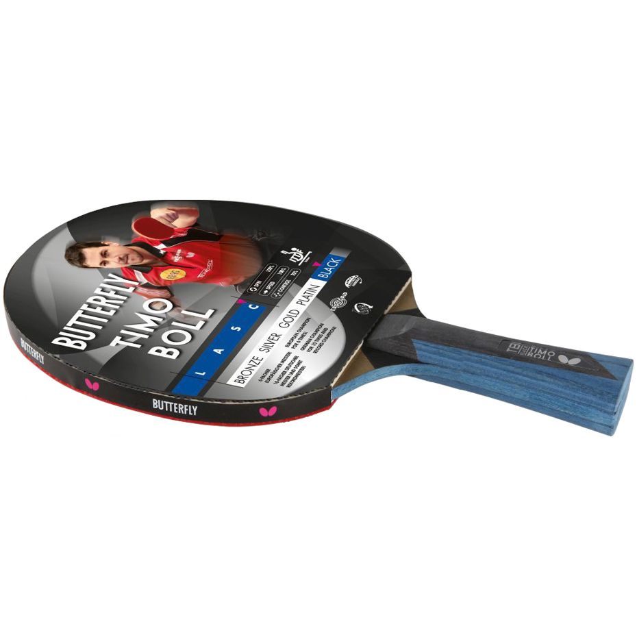 Butterfly Racheta de tenis de masa Timo Boll Black 85031