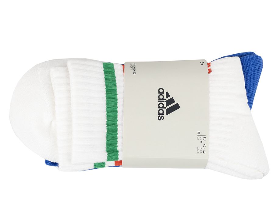 adidas Șosete 3-Stripes Cushioned Crew Socks 3P IY8645