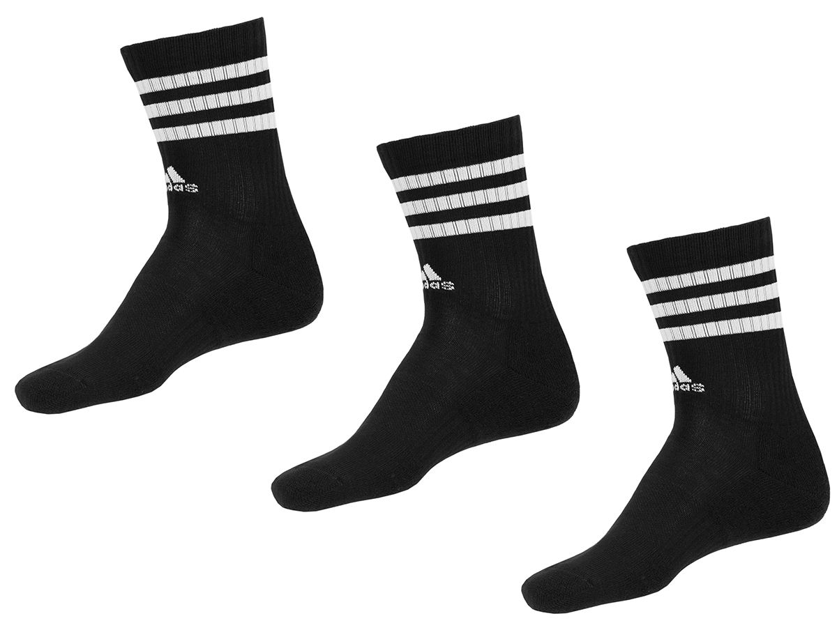 adidas Șosete 3-Stripes Cushioned Crew Socks 3P IC1321