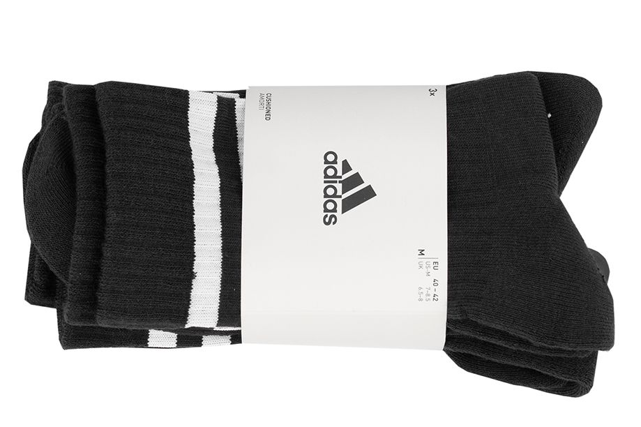 adidas Șosete 3-Stripes Cushioned Crew Socks 3P IC1321