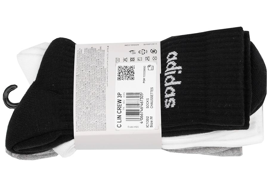 adidas Șosete Linear Crew Cushioned Socks 3P IC1302