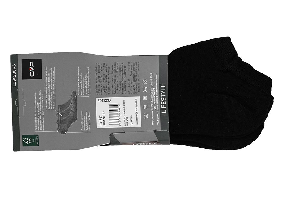 CMP Șosete Bamboo Invisibile 3-pack 3I81347/U901 CMP Șosete Bamboo Invisibile 3-pack 3I81347/U901