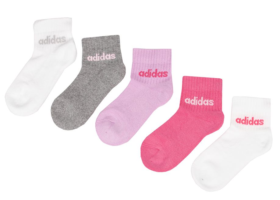 adidas Șosete pentru copii Linear Ankle Kids 5p IR8229