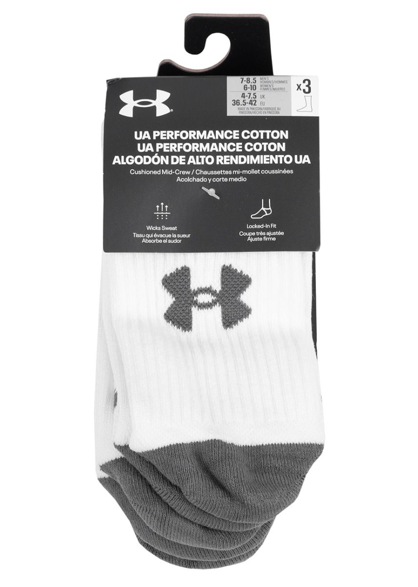 Under Armour Șosete Performance Cotton 3pack 1379530 100