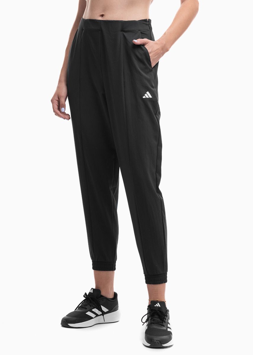 adidas Pantaloni pentru femei Aeroready Train Essentials Minimal Branding Woven IJ5923 adidas Pantaloni pentru femei Aeroready Train Essentials Minimal Branding Woven IJ5923