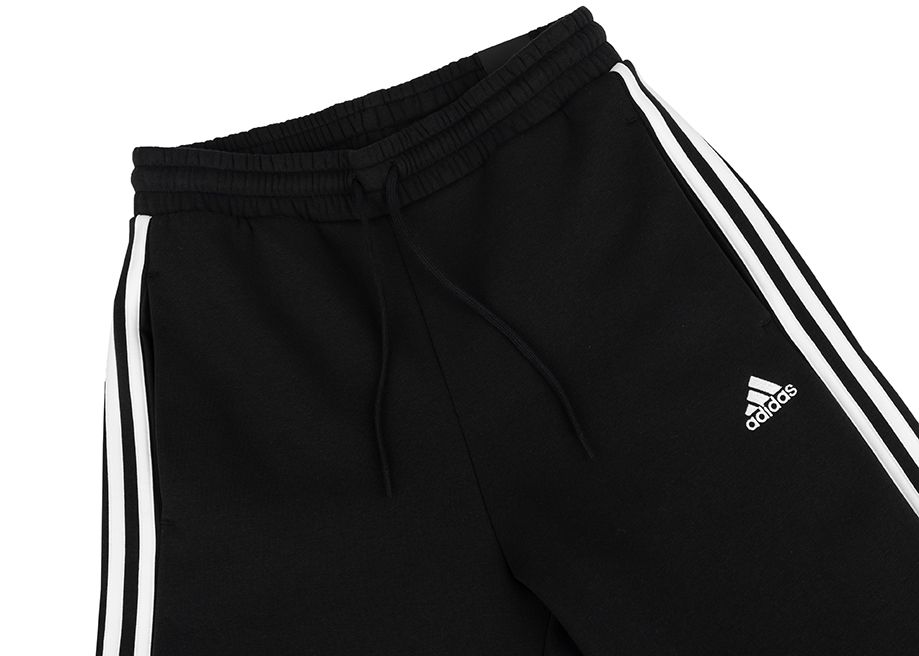 adidas Pantaloni pentru femei Essentials 3-Stripes Open Hem Fleece HZ5748