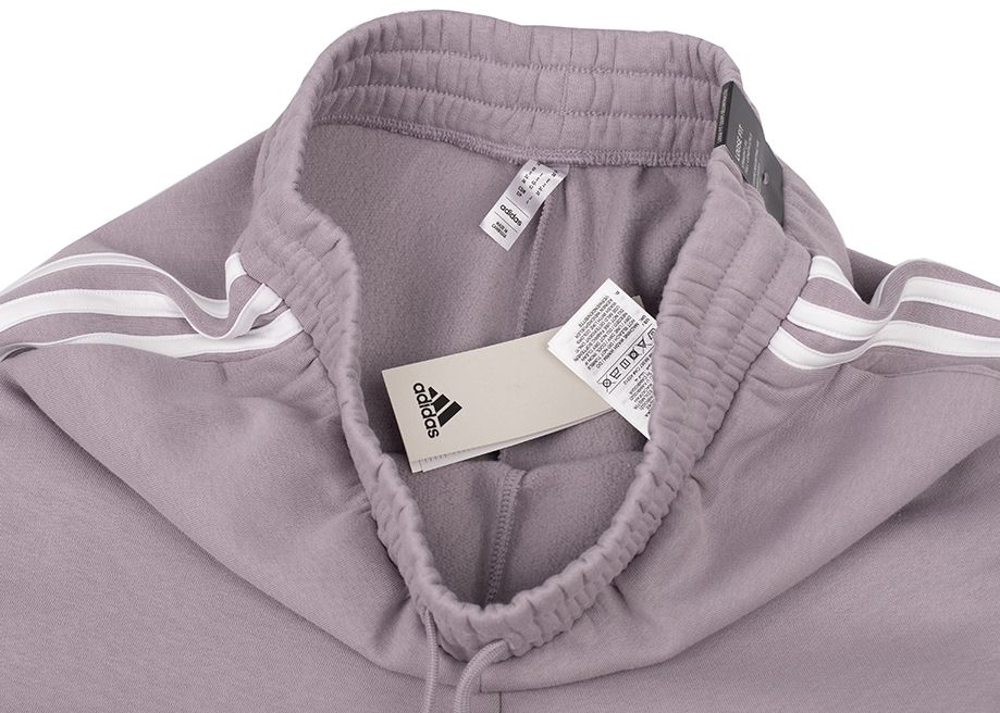 adidas Pantaloni pentru femei Essentials 3-Stripes Open Hem Fleece IR5387