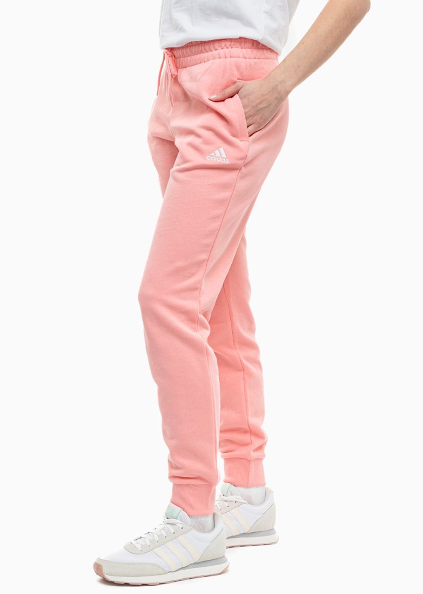 adidas Pantaloni pentru femei Essentials Linear French Terry Cuffed IY9200