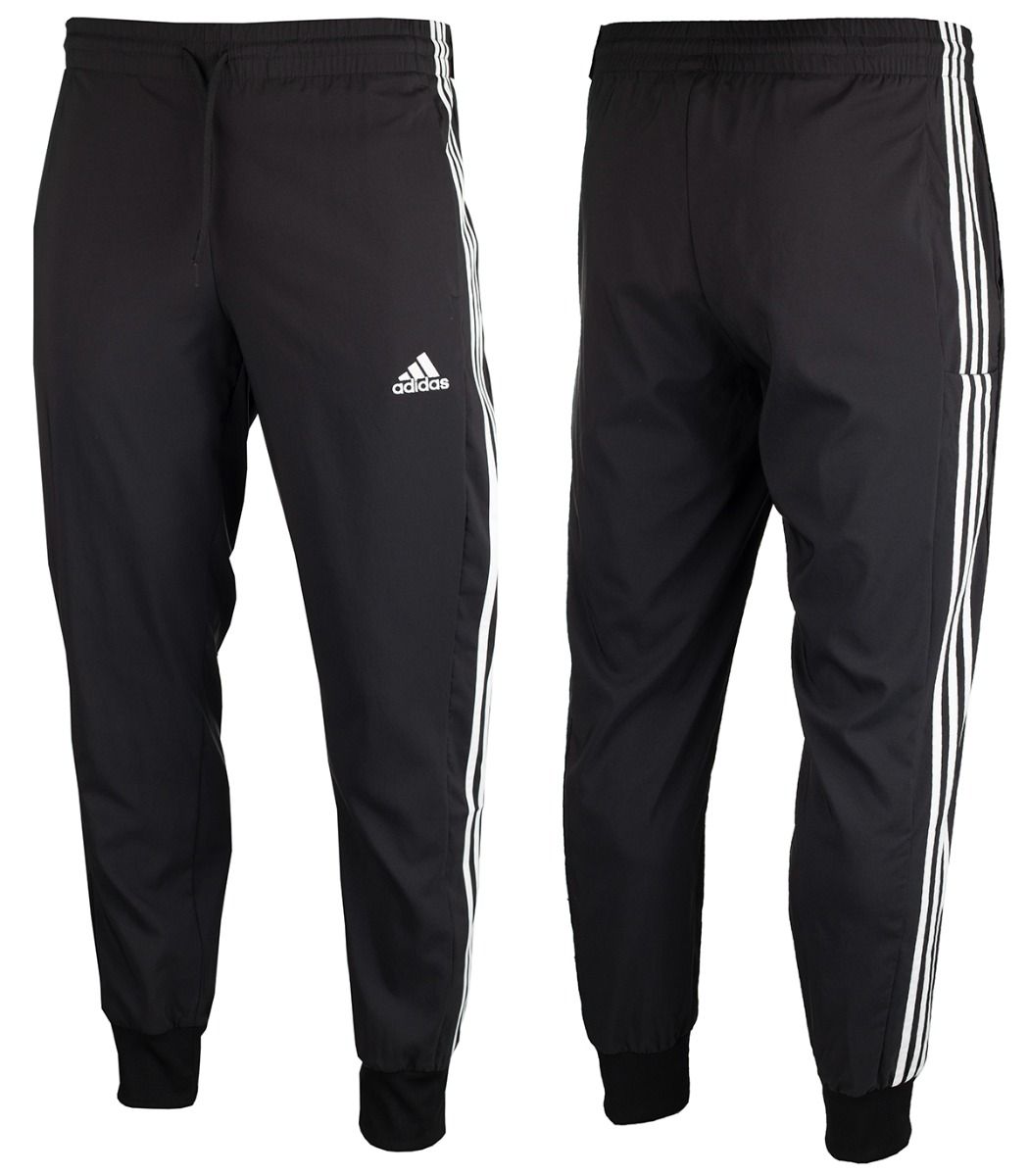 adidas Pantaloni bărbați Aerorady Essentials Tapered Cuff Woven 3-Stripes IC0041 EUR XL OUTLET