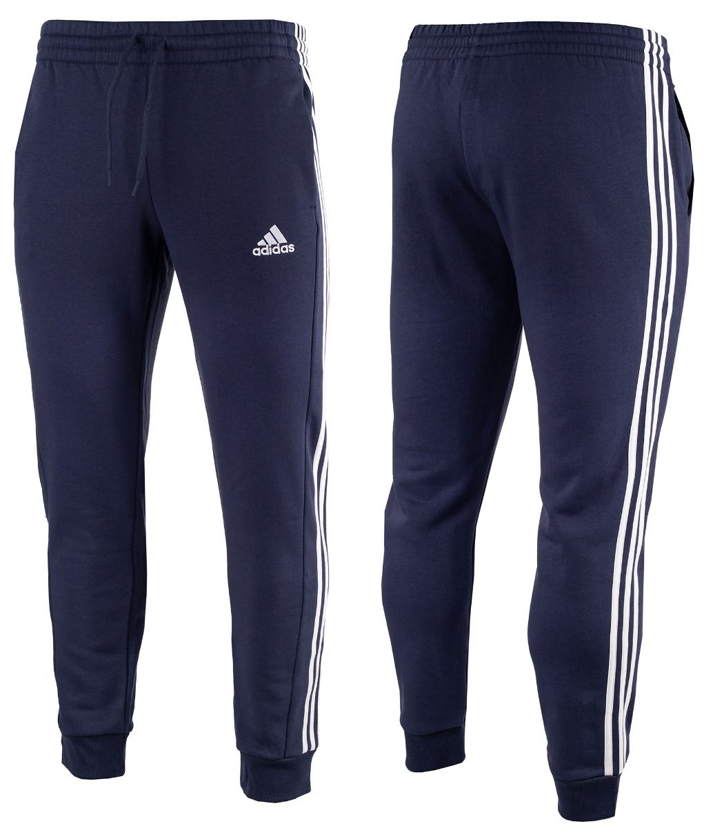 adidas Pantaloni bărbați Essentials Fleece 3-Stripes Tapered Cuff IJ6493 adidas Pantaloni bărbați Essentials Fleece 3-Stripes Tapered Cuff IJ6493
