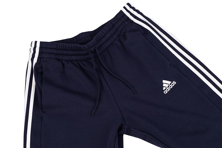 adidas Pantaloni bărbați Essentials Fleece 3-Stripes Tapered Cuff IJ6493 adidas Pantaloni bărbați Essentials Fleece 3-Stripes Tapered Cuff IJ6493