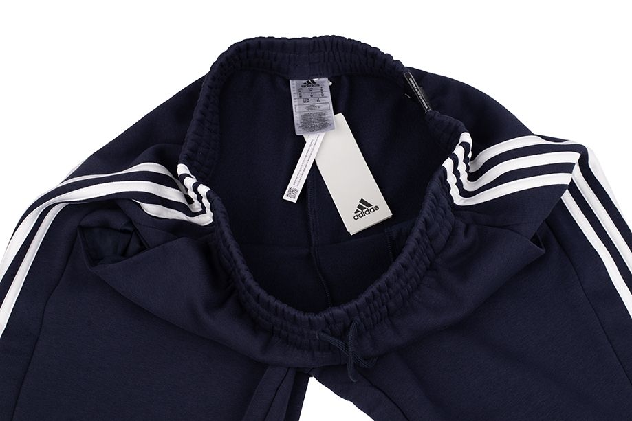adidas Pantaloni bărbați Essentials Fleece 3-Stripes Tapered Cuff IJ6493 adidas Pantaloni bărbați Essentials Fleece 3-Stripes Tapered Cuff IJ6493