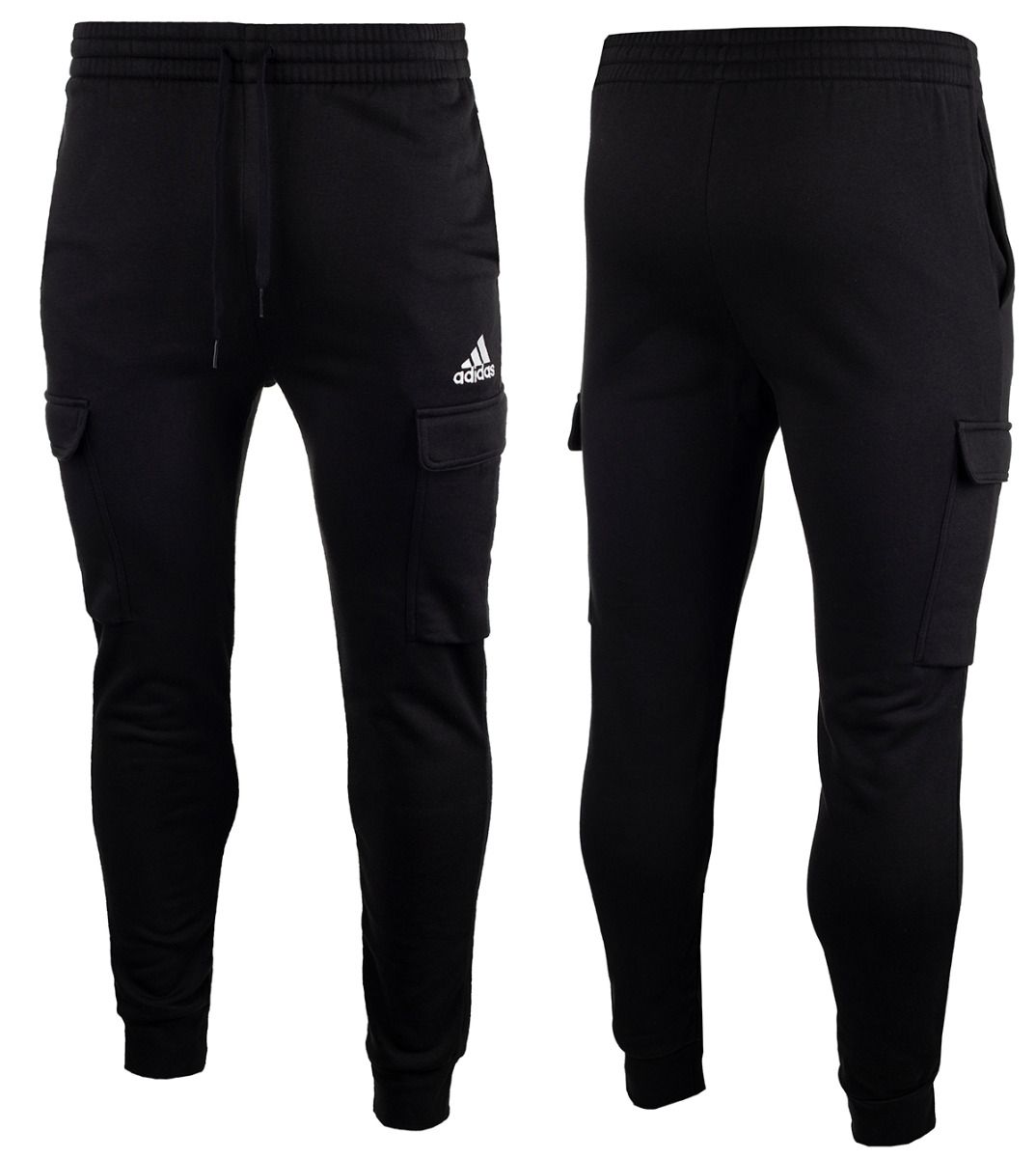 adidas Pantaloni bărbați Essentials Fleece Regular Tapered Cargo HL2226
