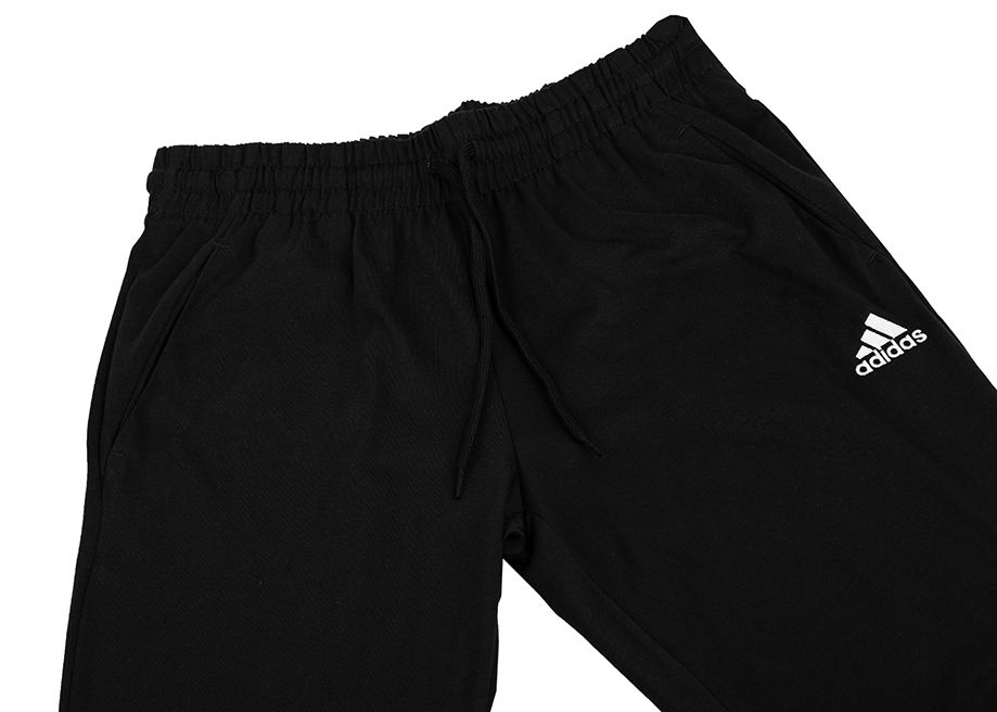 adidas Pantaloni bărbați Essentials Single Jersey Tapered Elasticized Cuff Logo IC0055