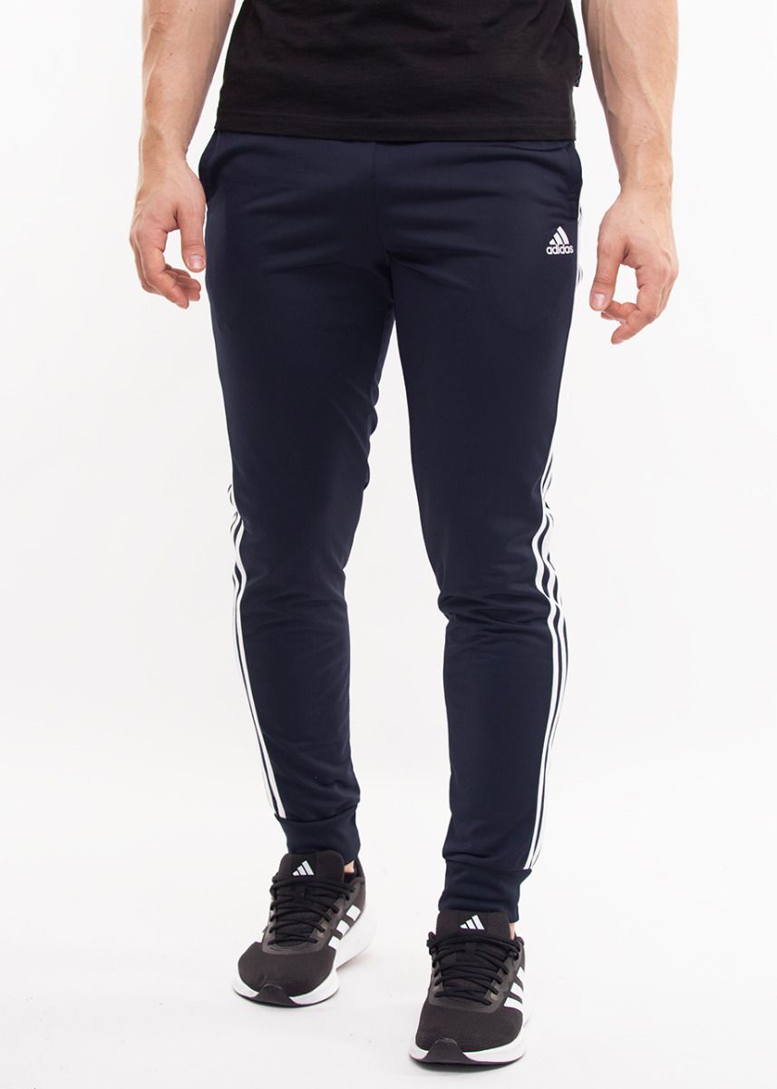 adidas Pantaloni Bărbați Primegreen Essentials Warm-Up Tapered 3-Stripes Track H46106