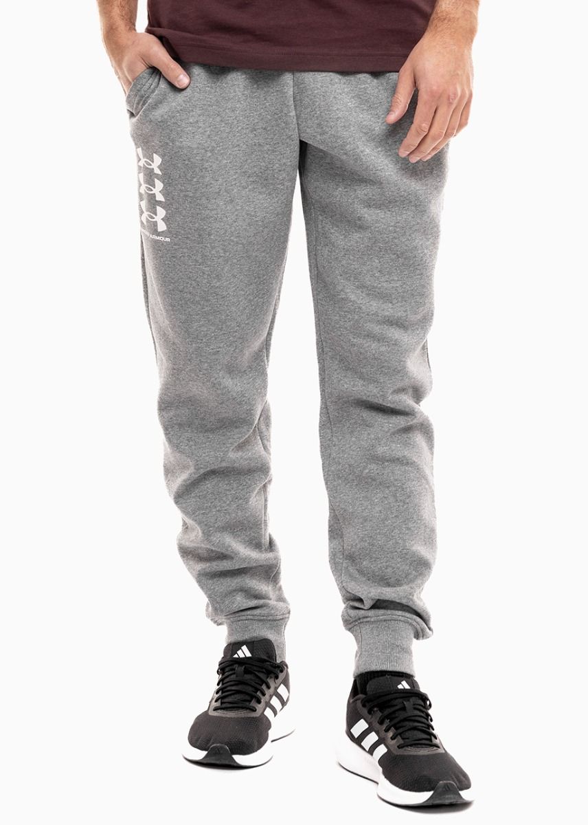 Under Armour bărbați pantaloni Rival Fleece 3Logo Jogger 1357131 012