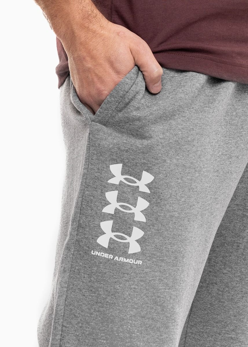 Under Armour bărbați pantaloni Rival Fleece 3Logo Jogger 1357131 012