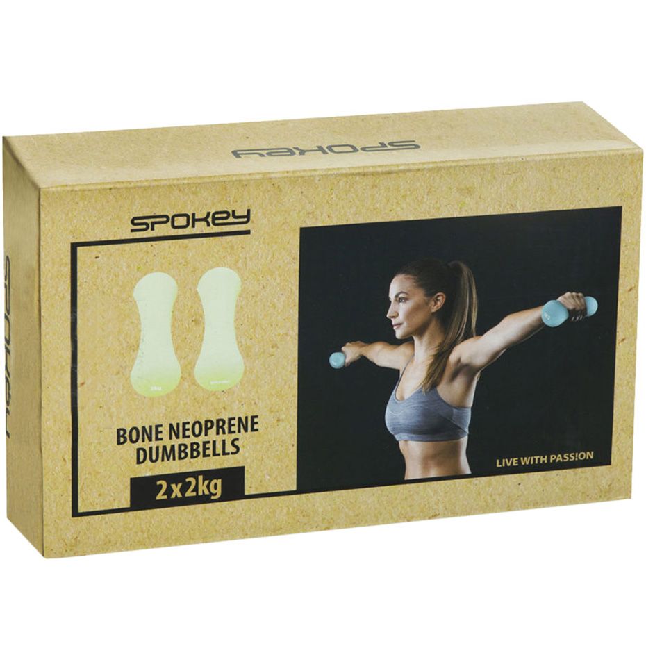 Spokey Gantere Bone 2X2kg 926521