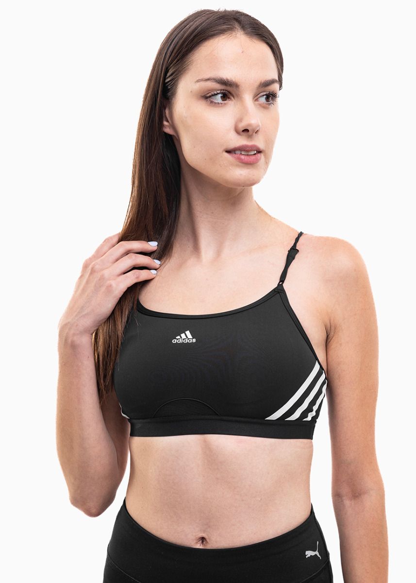 adidas Sutien sport Aeroreact Training Light-Support 3-Stripes Bra HC7862