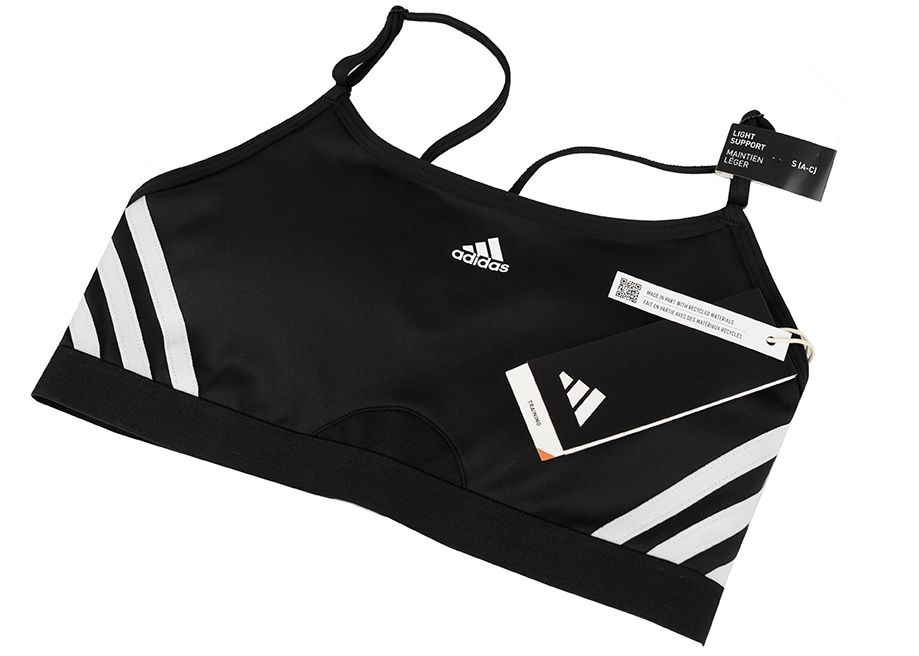 adidas Sutien sport Aeroreact Training Light-Support 3-Stripes Bra HC7862