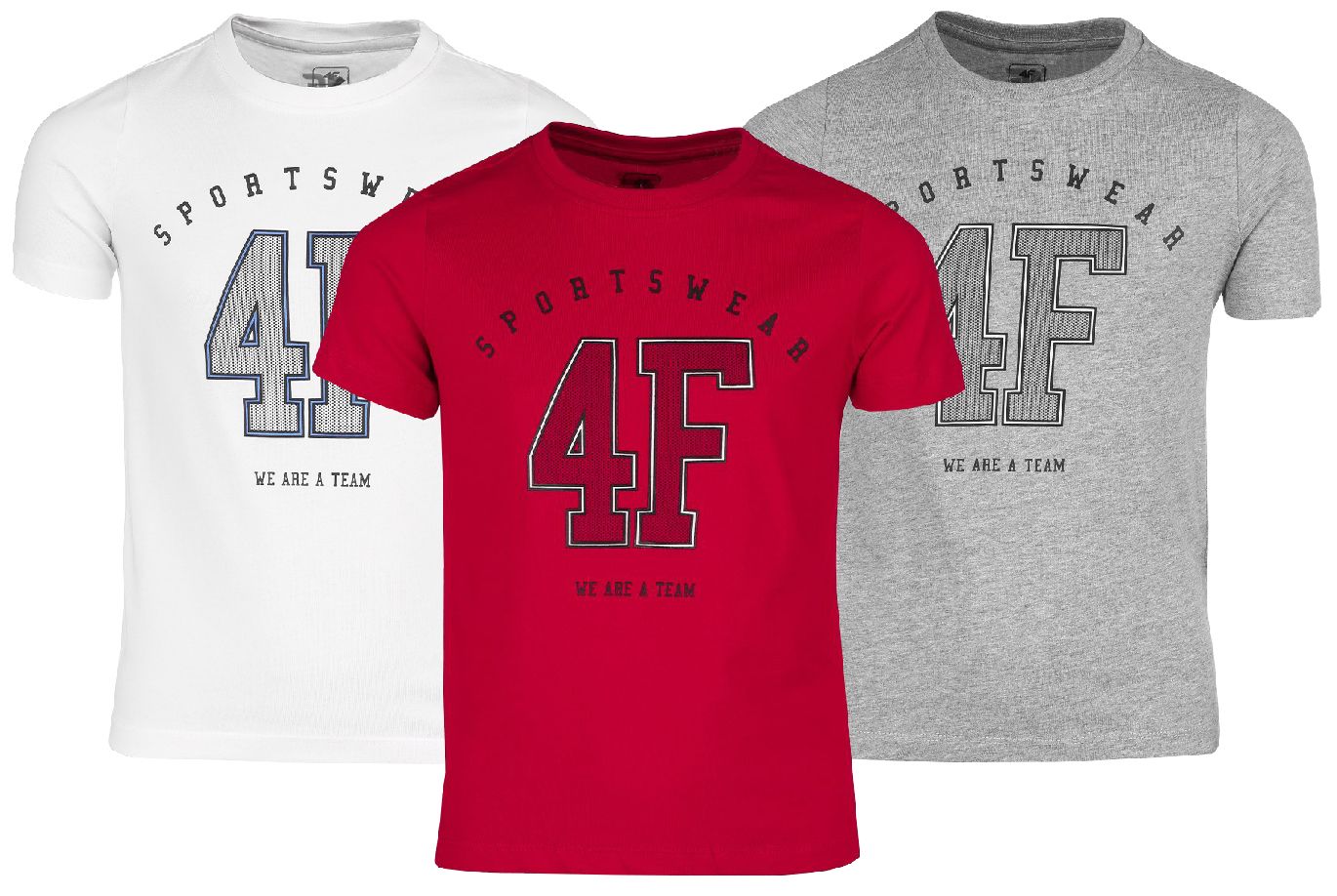 4F Set de tricouri pentru copii HJZ22 JTSM008 10S/27M/62S