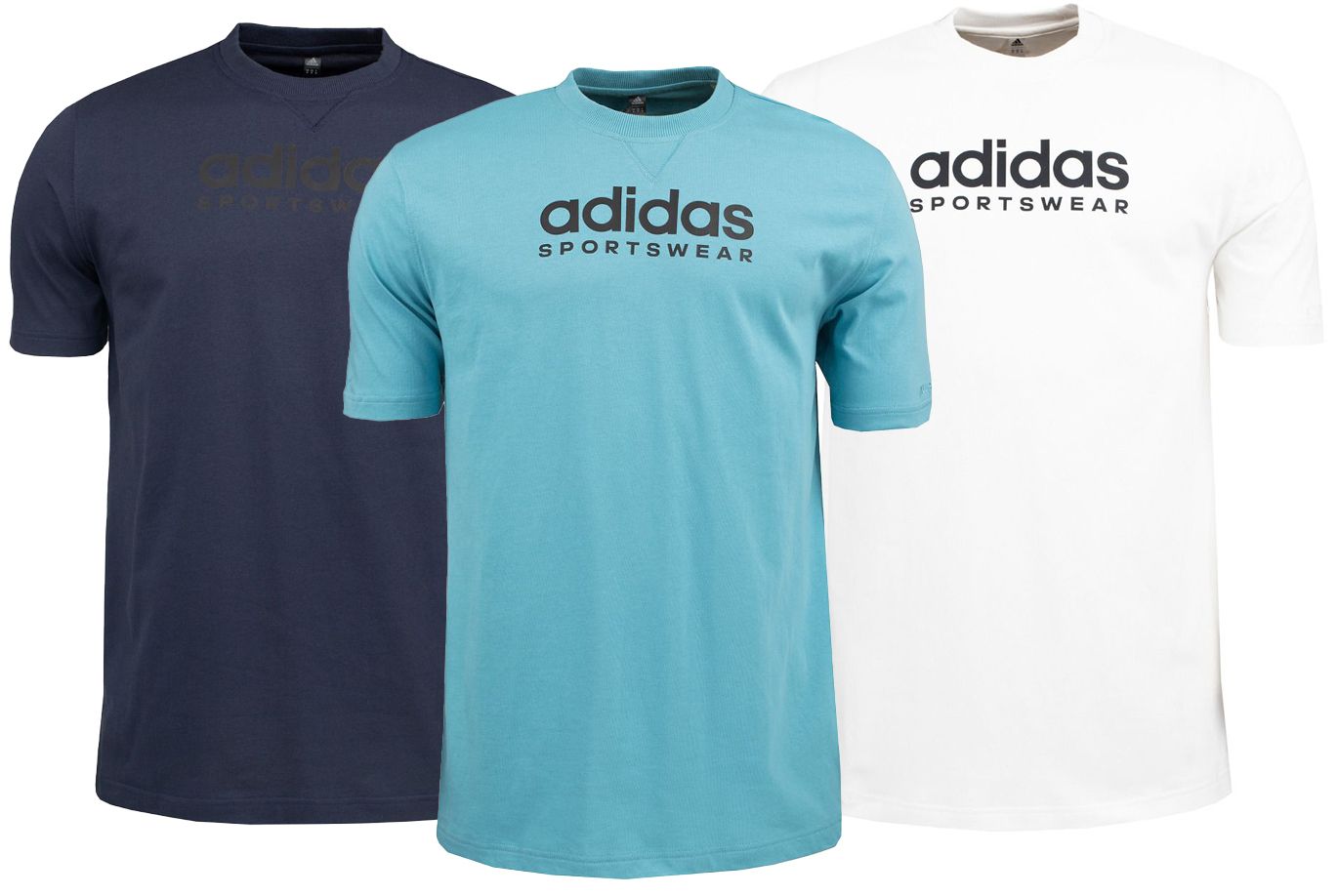adidas Set de tricouri pentru bărbați All SZN Graphic Tee IC9812/IC9820/IC9821