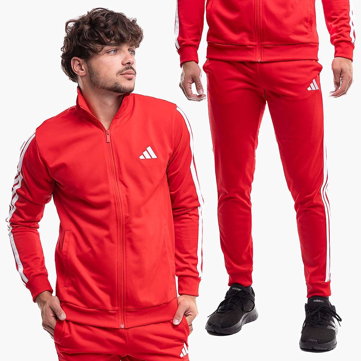 adidas Trening pentru bărbați Sportswear Basic 3-Stripes Tricot JX8731