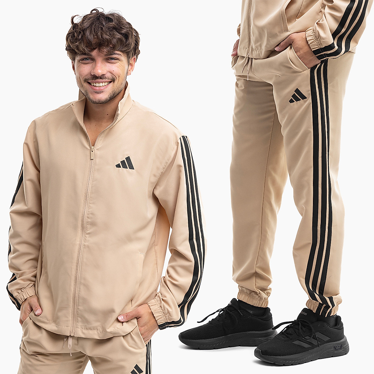 adidas Trening pentru bărbați Sportswear Basic 3-Stripes Woven TT Track Suits JX3149