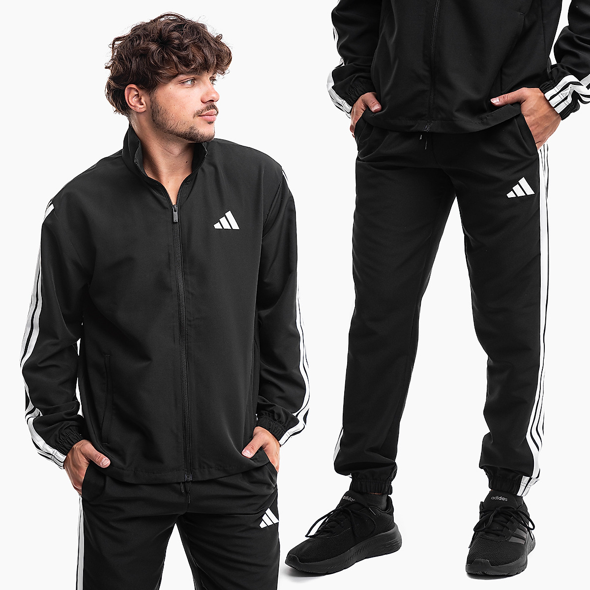 adidas Trening pentru bărbați Sportswear Basic 3-Stripes Woven TT Track Suits JI8849
