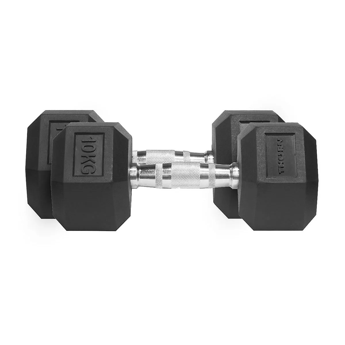 THORN FIT Gantere Hex Rubber Dumbbell 10,0kg 2 pcs