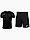 Imaginea variantei de produs Nike Komplet dziecięcy koszulka spodenki Dri Fit Park Training BV6905 010/BV6865 010
