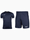Imaginea variantei de produs Nike męski strój sportowy koszulka spodenki Dry Park VII JSY SS BV6708 410/BV6855 410