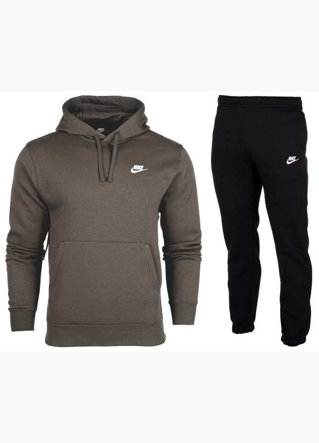 Nike Trening pentru bărbați Hoodie Club Fleece BV2654 004/BV2737 010 Nike Trening pentru bărbați Hoodie Club Fleece BV2654 004/BV2737 010