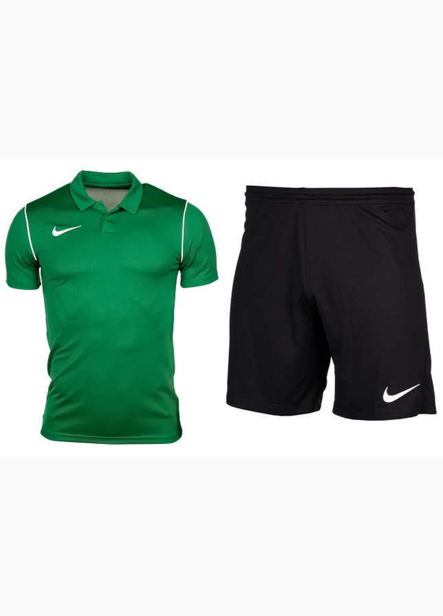 Nike set de sport pentru bărbați Tricou Pantaloni scurți M Dry Park 20 Polo BV6879 302/BV6855 010 Nike set de sport pentru bărbați Tricou Pantaloni scurți M Dry Park 20 Polo BV6879 302/BV6855 010