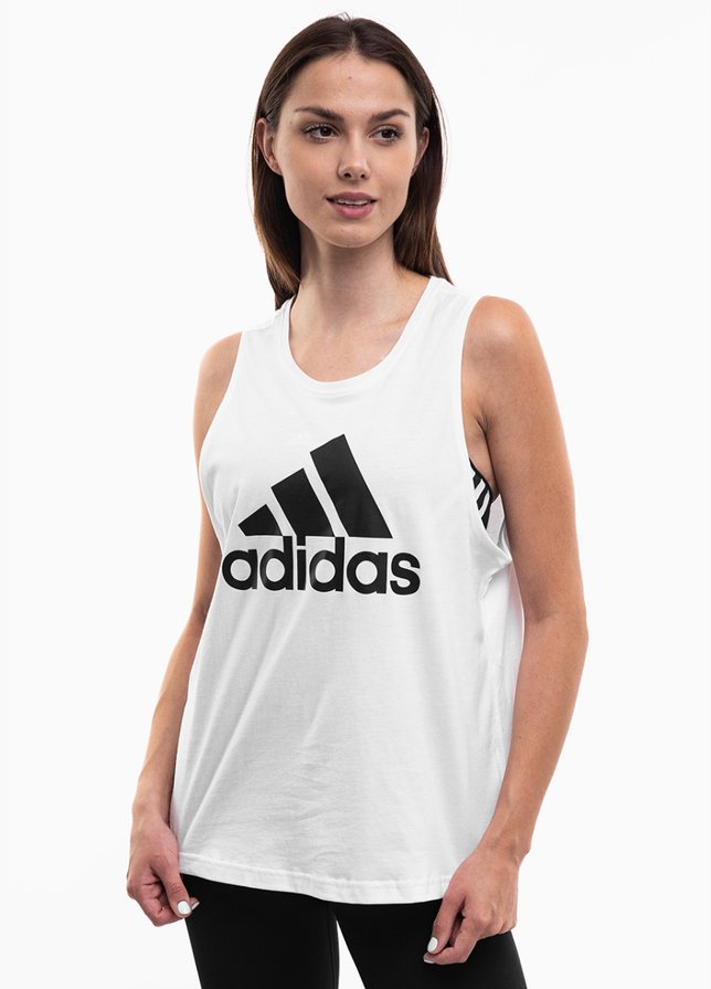 adidas Tricou fără mâneci pentru femei Essentials Big Logo H10199 adidas Tricou fără mâneci pentru femei Essentials Big Logo H10199