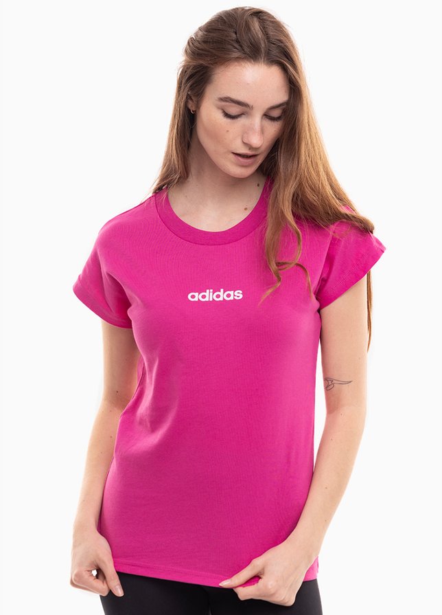 adidas Tricou pentru femei Essentials Linear Cotton JC8240 adidas Tricou pentru femei Essentials Linear Cotton JC8240